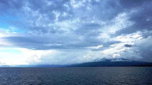 The sea off Maumere on the north coast of eastern Flores