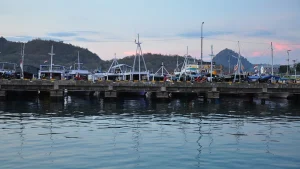 The passenger pier at Labuan Bajo harbour, Flores
